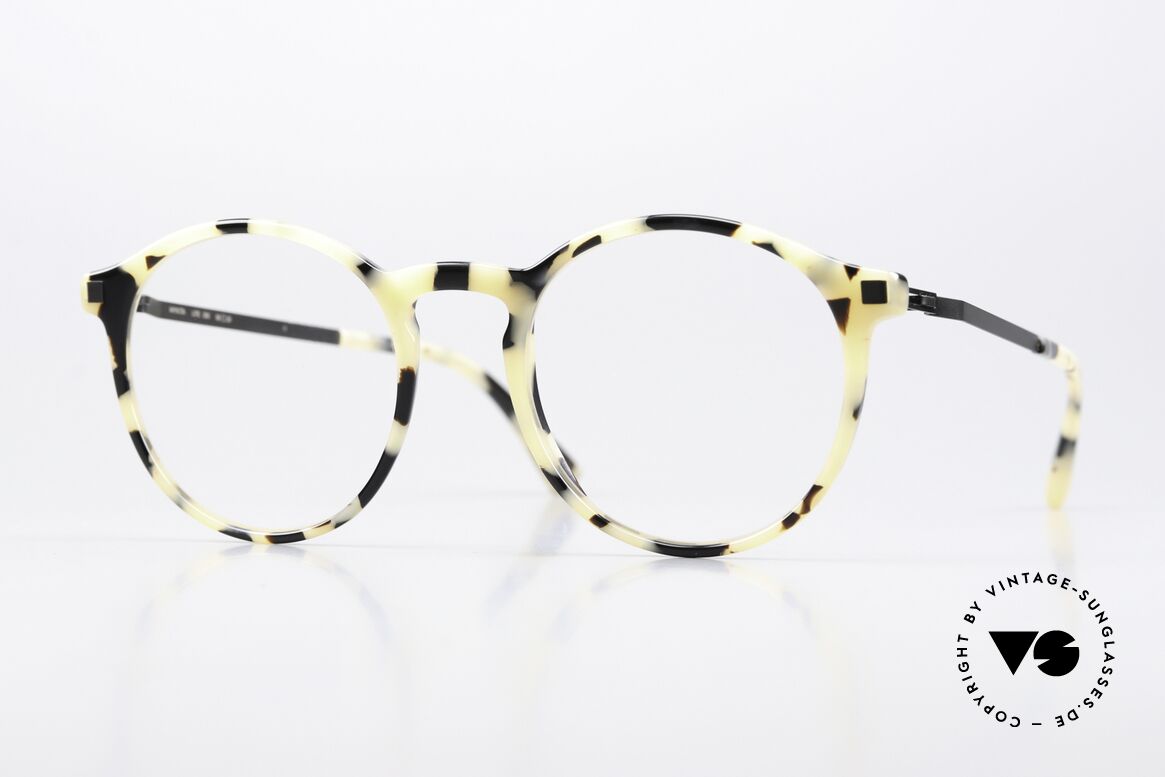Mykita Oki Farbe Creamy Cookie Black, Mykita Brille, Modell OKI, Größe 50-20, color 941, Passend für Herren und Damen