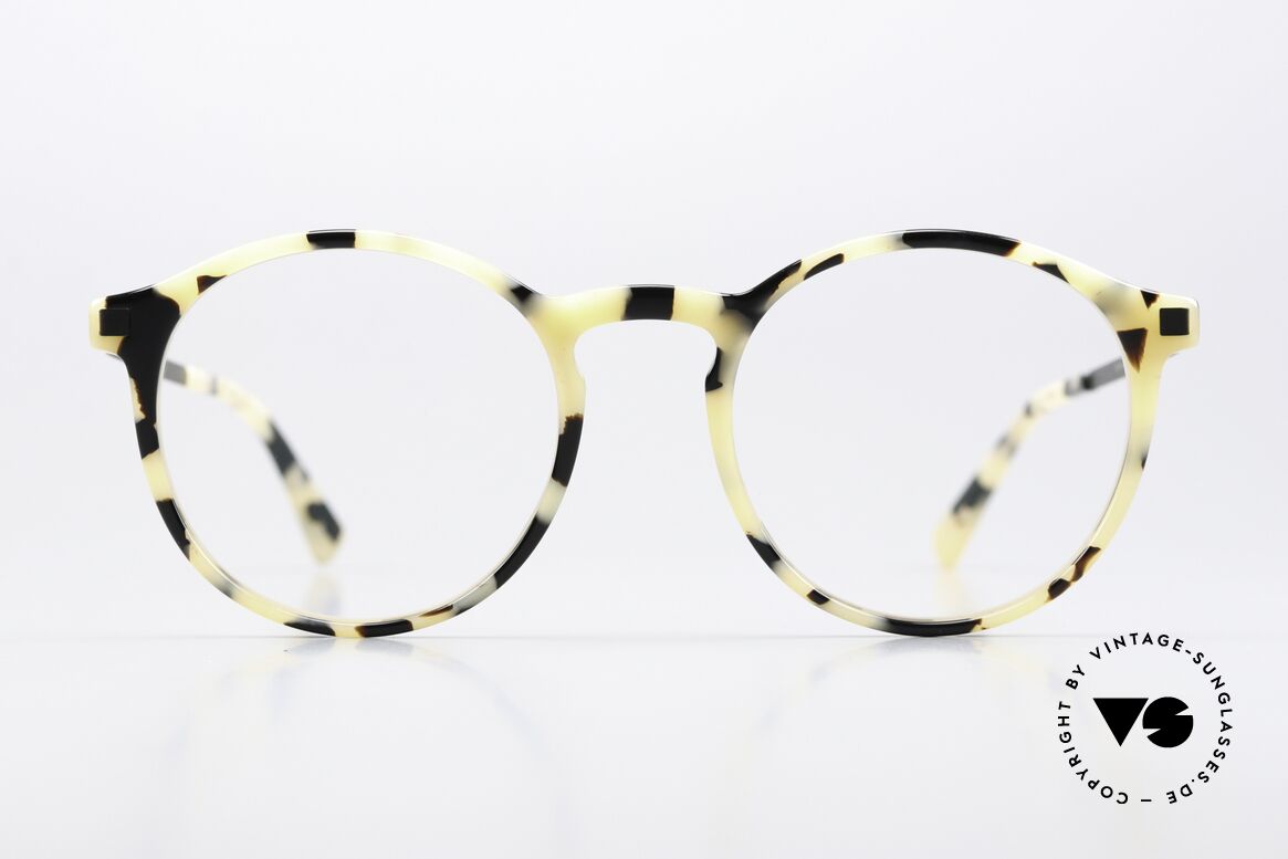 Mykita Oki Farbe Creamy Cookie Black, Brille der LITE-Kollektion mit Azetat-Brillenfront, Passend für Herren und Damen