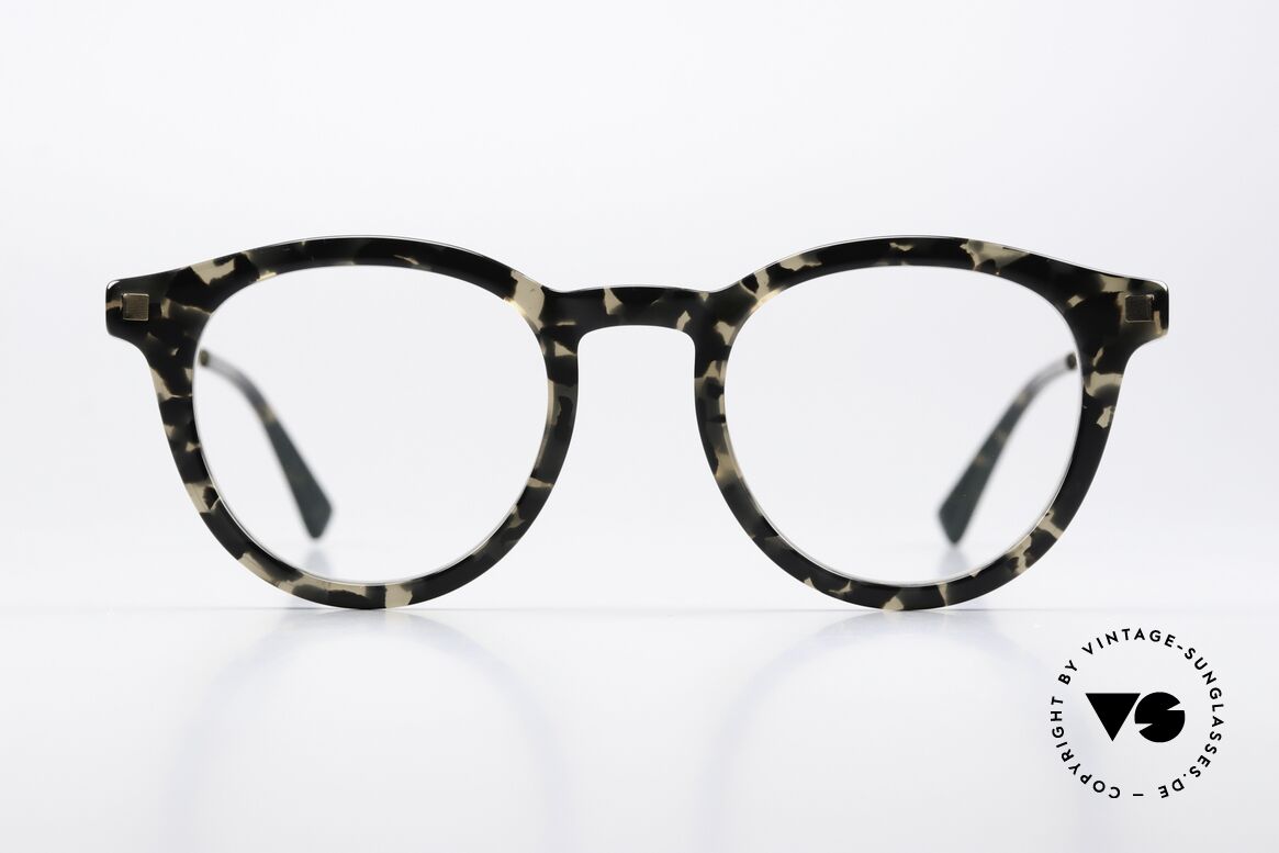 Mykita Elve Edle Pantobrille Antigua Gold, eleganter Farbcode 942: Antigua / Champagne Gold, Passend für Herren und Damen