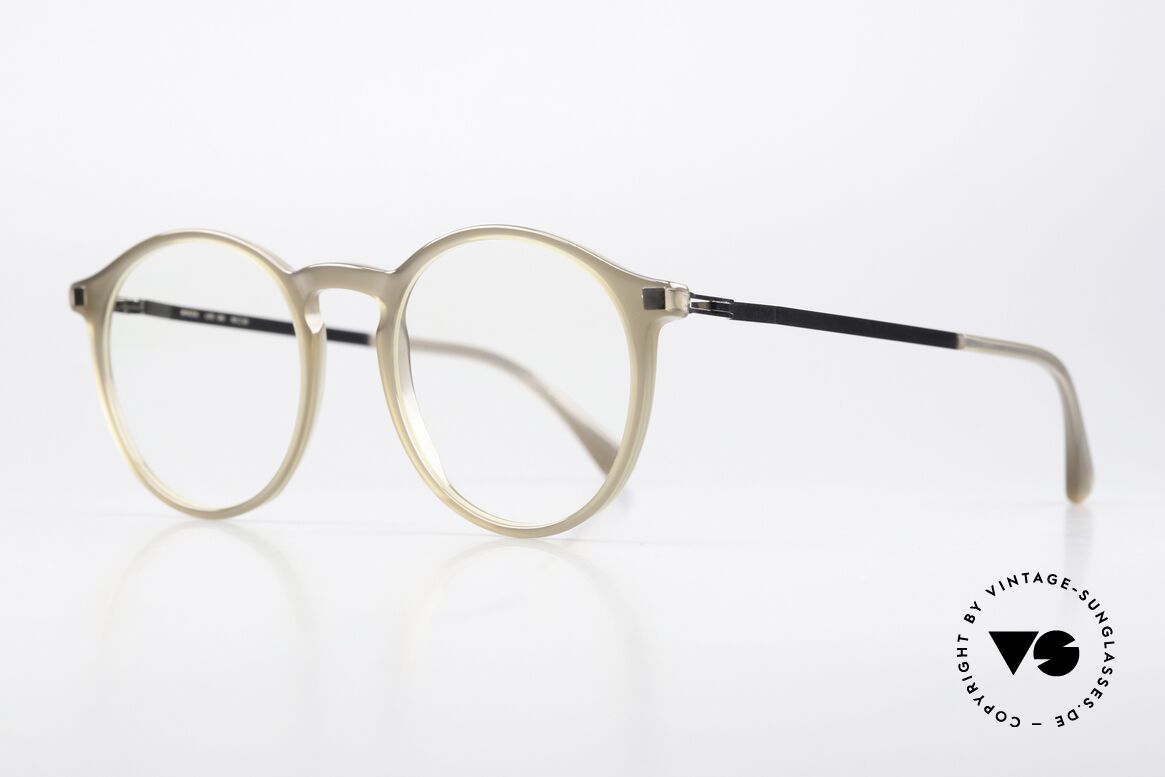 Mykita Oki Pantobrille Zeitlos Unisex, sehr zeitloser Farbcode 918: Taupe / Shiny Graphite, Passend für Herren und Damen