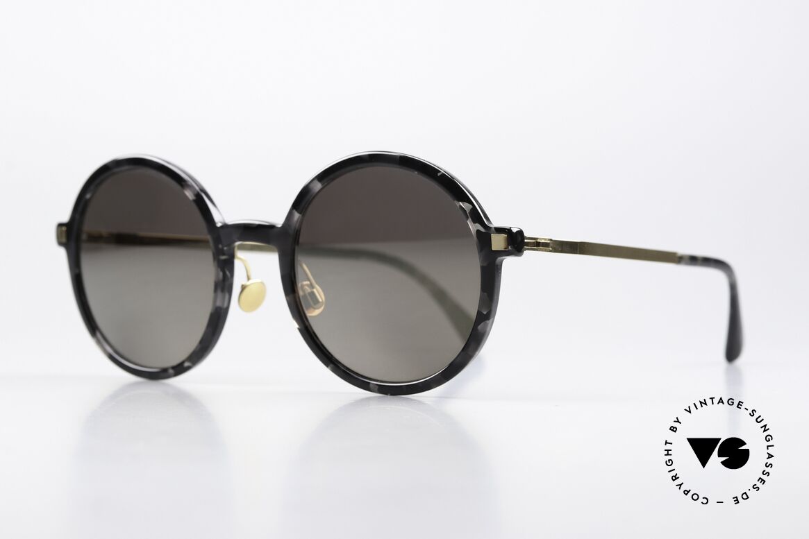 Mykita Toclo Asia Version Mit Nasenstegen, die Sonnengläser sind leicht verspiegelt (100% UV), Passend für Herren und Damen