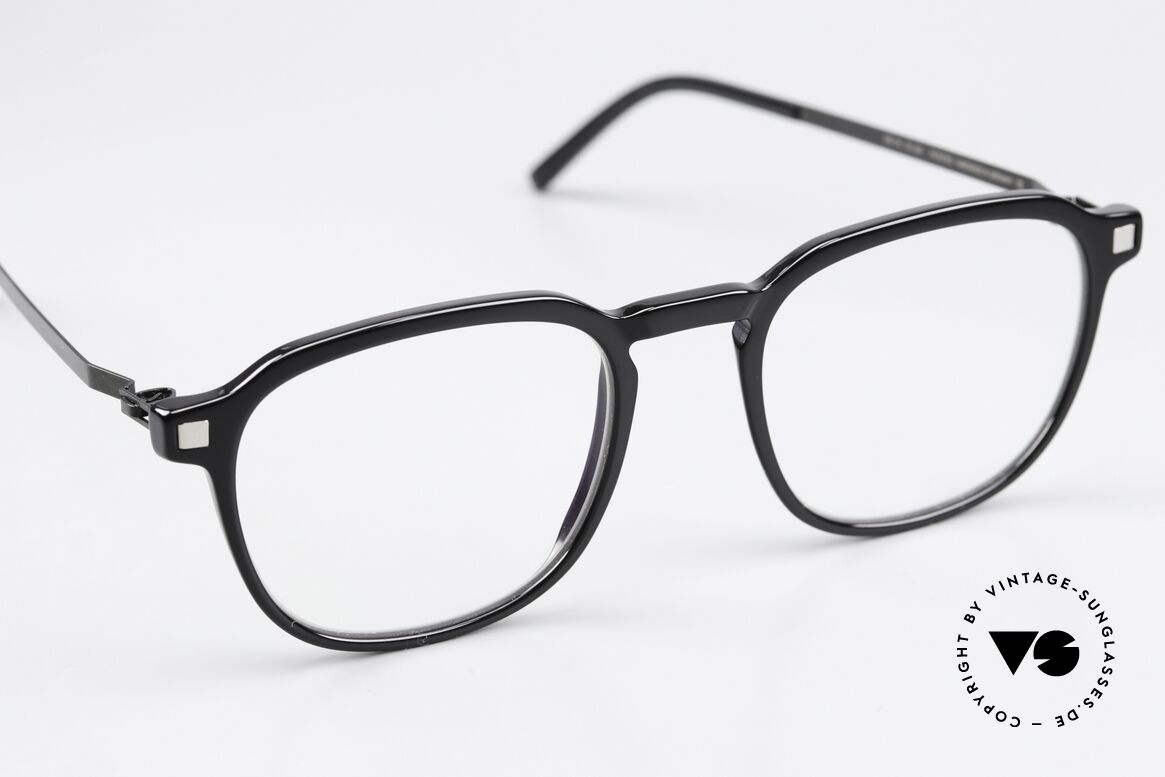 Mykita Pal Brille Klassisch Schwarz Eckig, ungetragenes Modell von 2016-2017 mit Mykita Etui, Passend für Herren und Damen