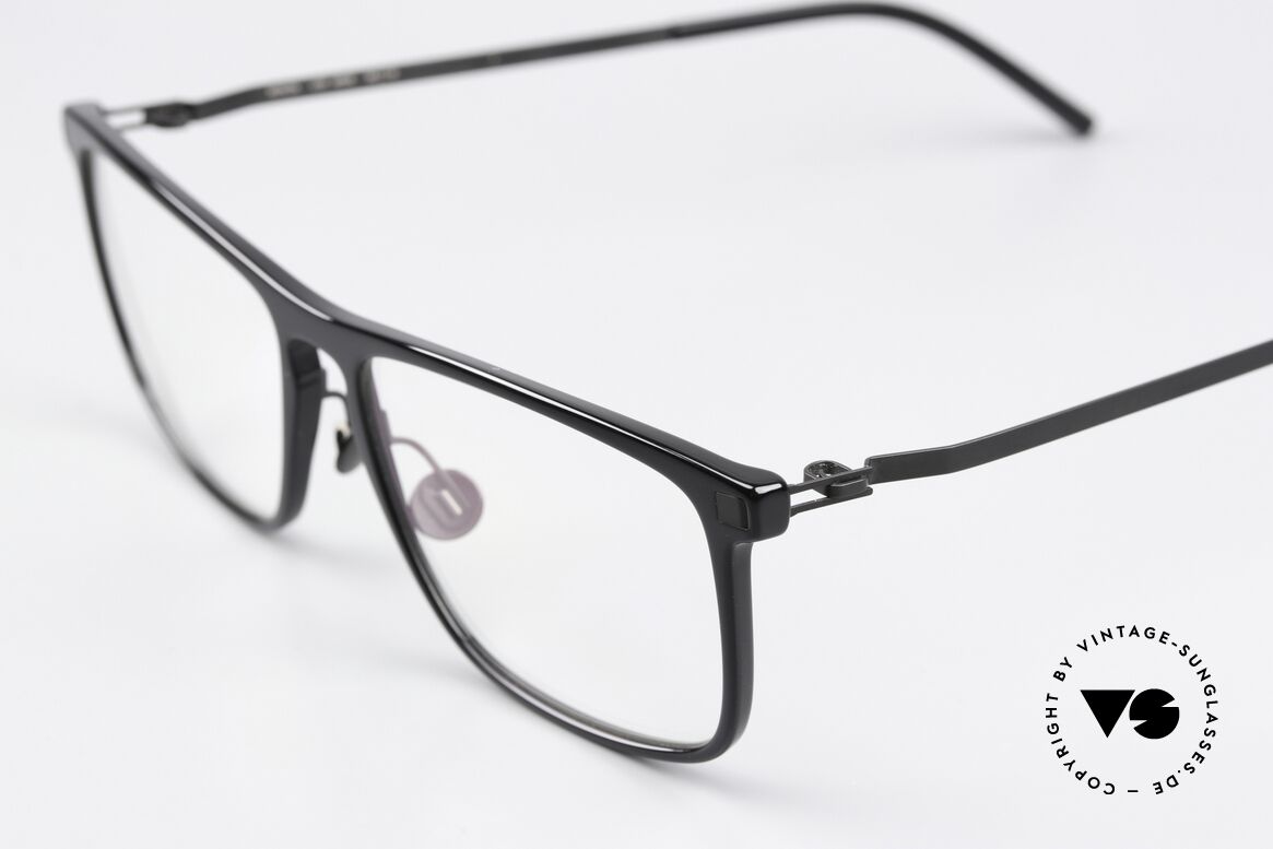 Mykita Arvik Asia Variante Für Kleine Nasen, zeitloser schwarzer Farbcode 915: eine unisex Brille, Passend für Herren und Damen