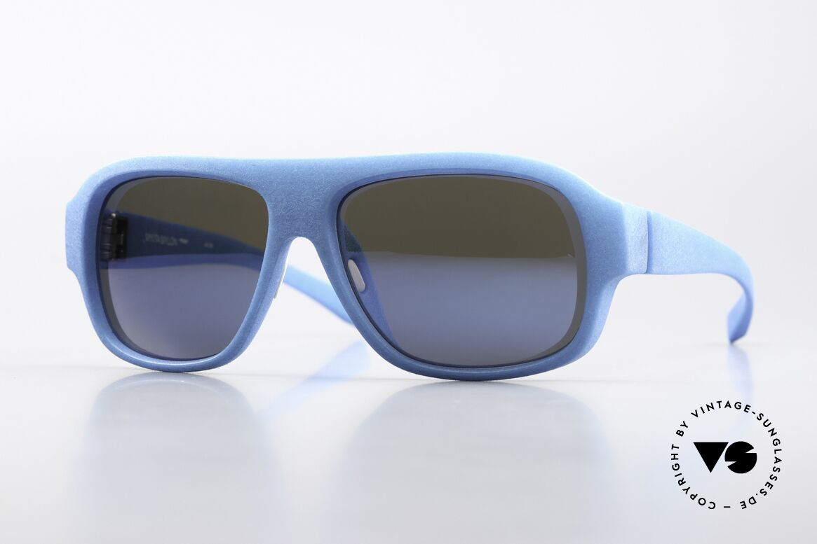Mykita Mylon Titan Blau Verspiegelte Gläser, Mykita MYLON Designer-Sonnenbrille; TITAN, Passend für Herren