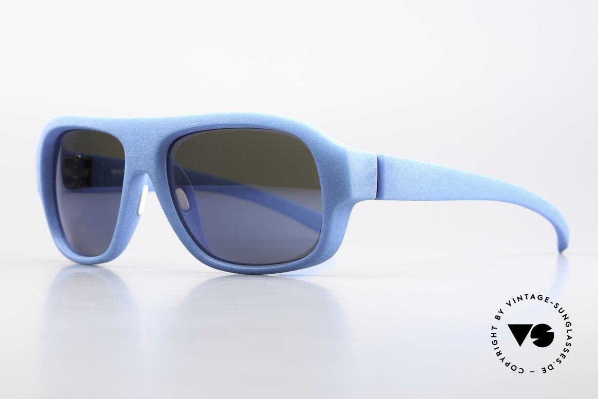Mykita Mylon Titan Blau Verspiegelte Gläser, c. 310 Malibu Blue Sky Flash; blau verspiegelt, Passend für Herren