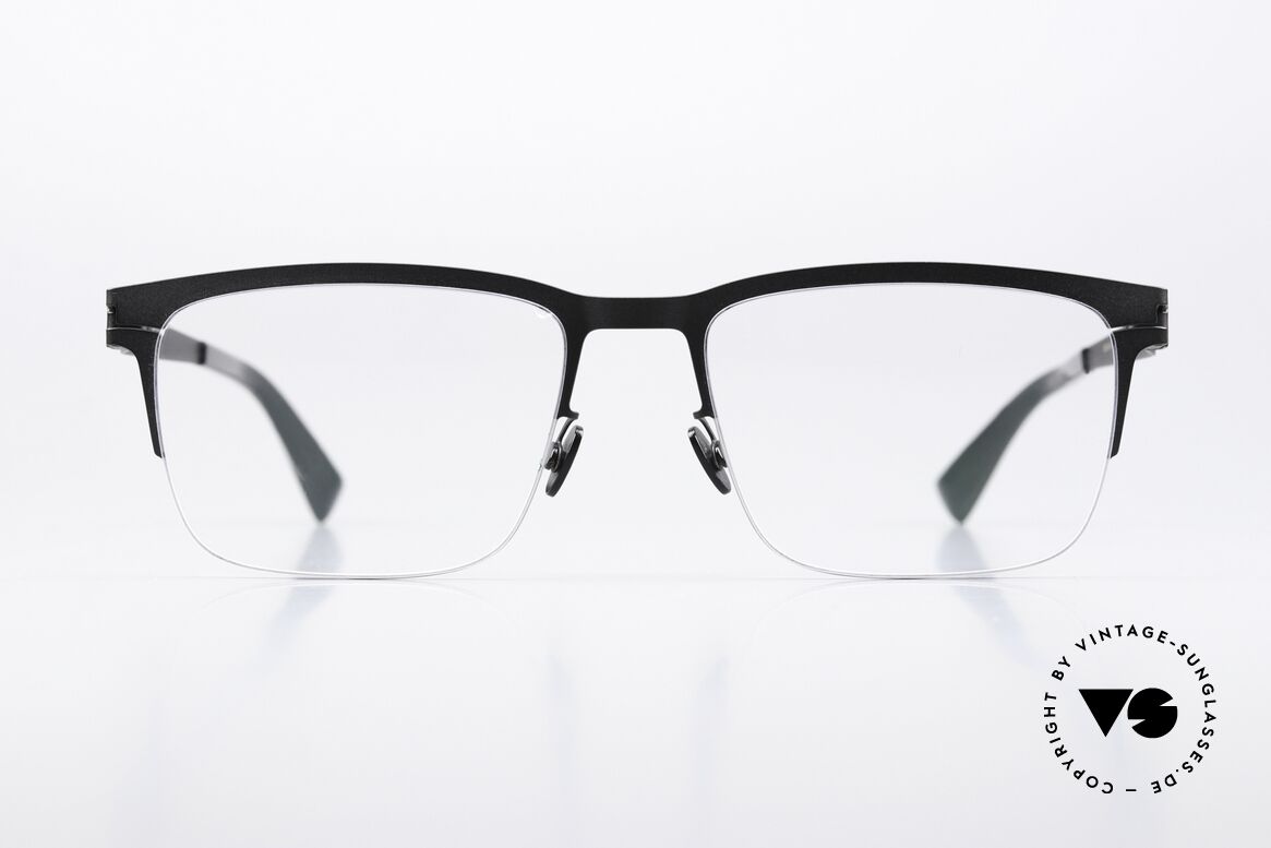 Mykita Wilko Markante Brille Silber Schwarz, Herren-Fassung, NO1 Collection (2014-15 gefertigt), Passend für Herren