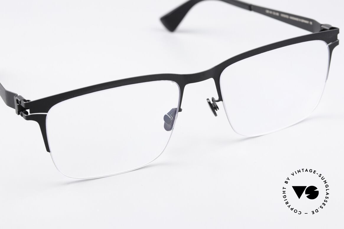 Mykita Wilko Markante Brille Silber Schwarz, ungetragenes Modell mit original Mykita Verpackung, Passend für Herren