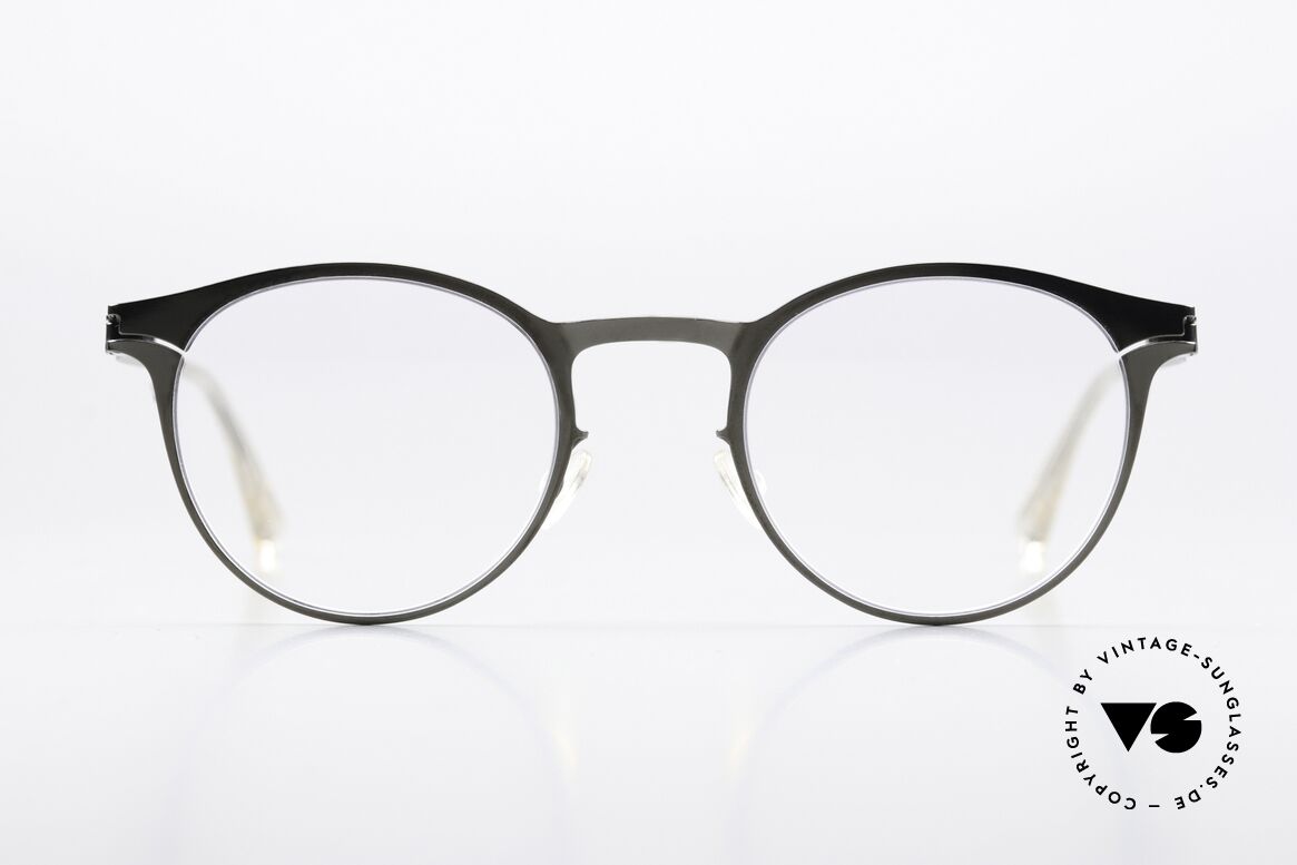 Mykita Maximilian Panto Brille Shiny Graphite, Panto-Fassung, NO1 Collection (2013-2014 gefertigt), Passend für Herren und Damen
