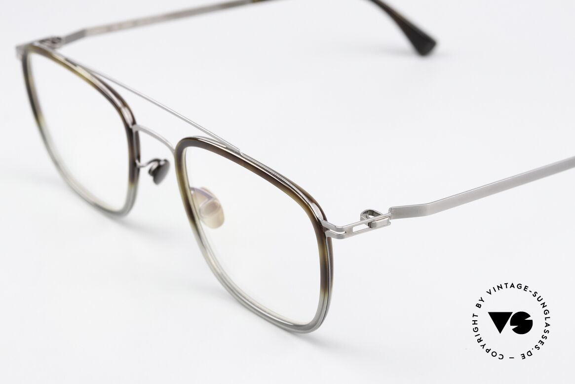 Mykita Hanno Eckige Brille Santiago Gray, wohlbekannte Spitzenqualität; handmade in Germany, Passend für Herren und Damen