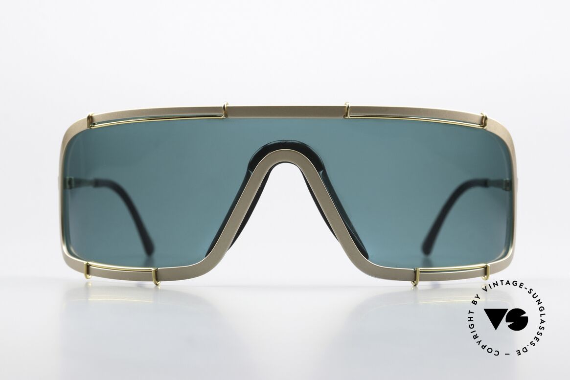 Boeing 5708 80s Luxus Sport Sonnenbrille, Panorama-Blick-Design, gefertigt 1988/89 von Optyl, Passend für Herren
