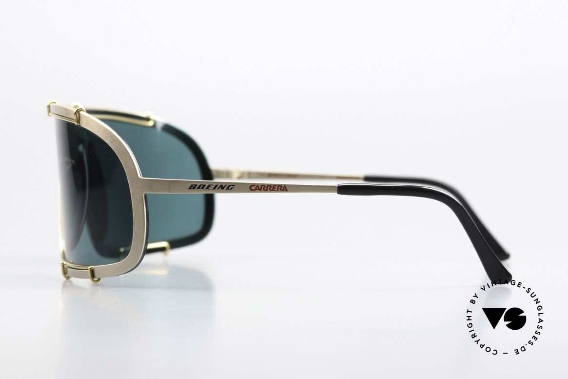 Boeing 5708 80s Luxus Sport Sonnenbrille, Lieferung erfolgt in einem sicher Hartetui von Armani, Passend für Herren