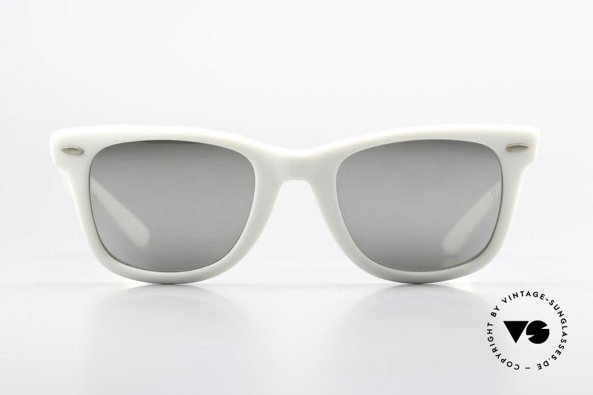 Ray Ban Wayfarer I USA Silber Verspiegelt B&L, heute so oft kopiert & nie erreicht; (B&L 5022), Passend für Herren und Damen