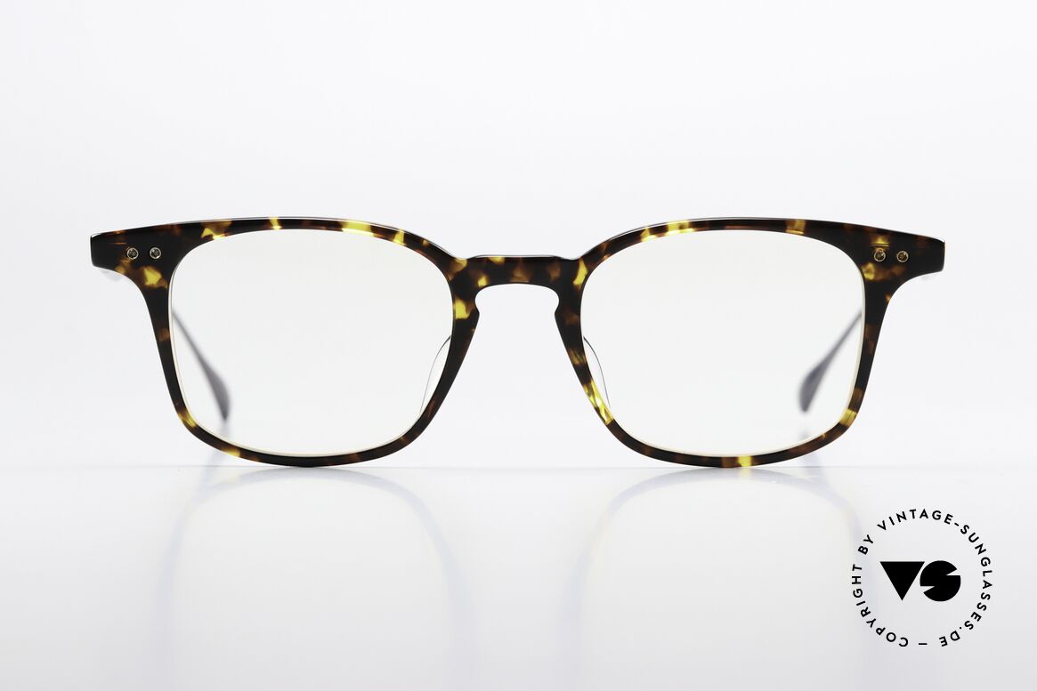 DITA Buckeye Sehr Leichte Brillenfassung, elegante Unisexbrille; Titan und Azetat-Kombination, Passend für Herren und Damen