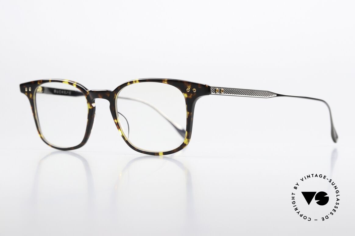 DITA Buckeye Sehr Leichte Brillenfassung, ein klassisches Modell in 'schildpatt' und gunmetal, Passend für Herren und Damen