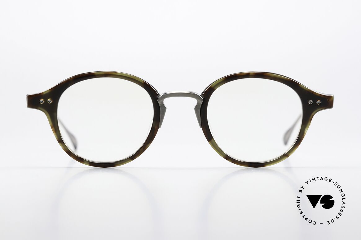 DITA Spruce Sehr Elegante Pantobrille, elegante Unisexbrille; Titan & Azetat-Kombination, Passend für Herren und Damen
