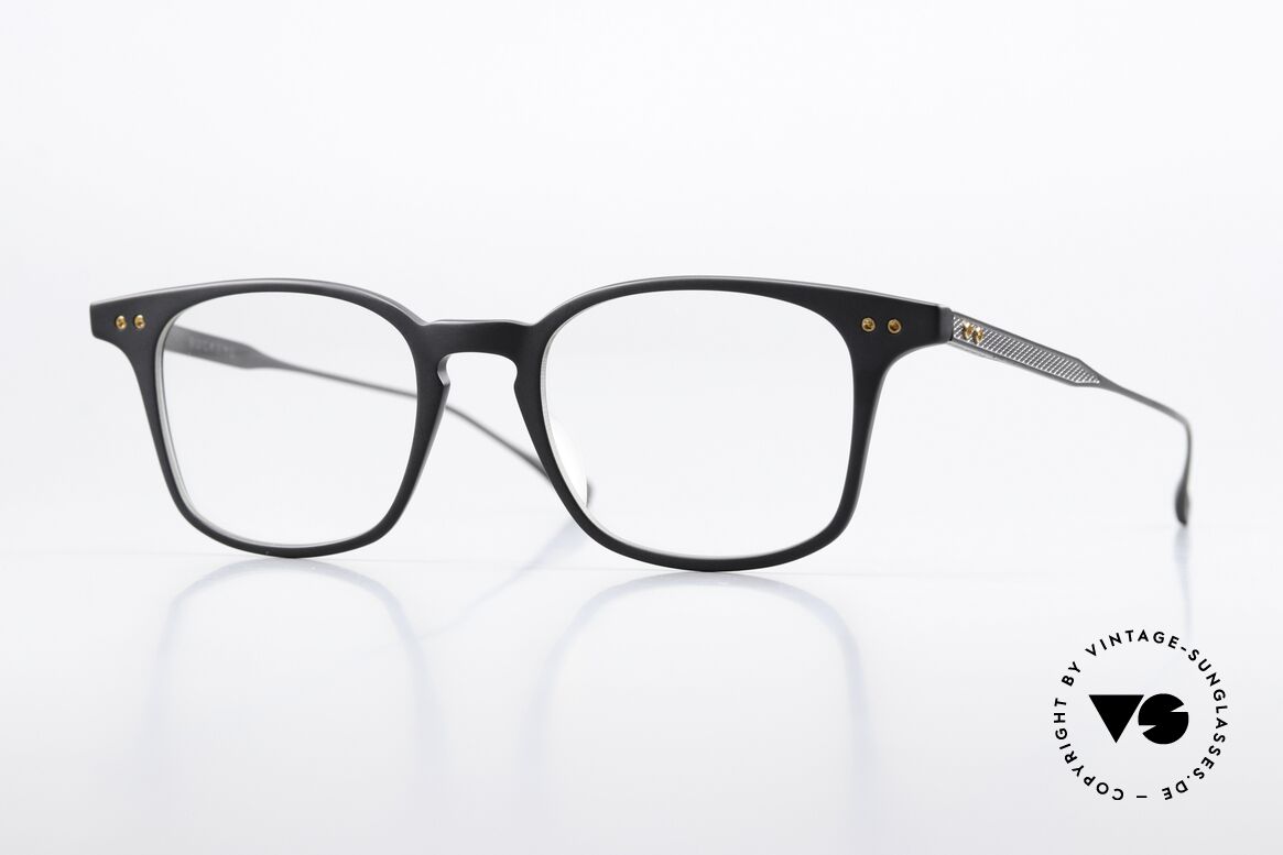 DITA Buckeye Sehr Elegante Designerbrille, DITA Buckeye DRX-2072-A-BLK-BLK in Größe 49/20, Passend für Herren und Damen