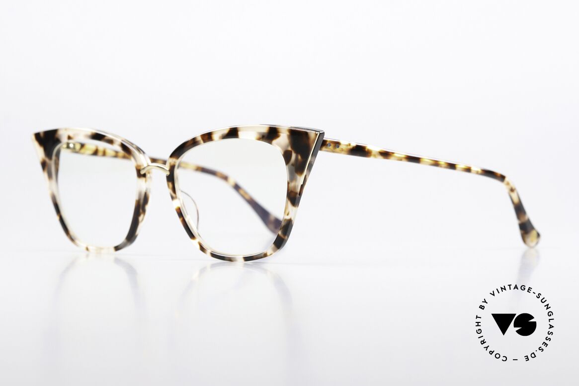 DITA Rebella Feminine Designerbrille LA, sehr feminines Rahmendesign in Größe 51/17, 145, Passend für Damen