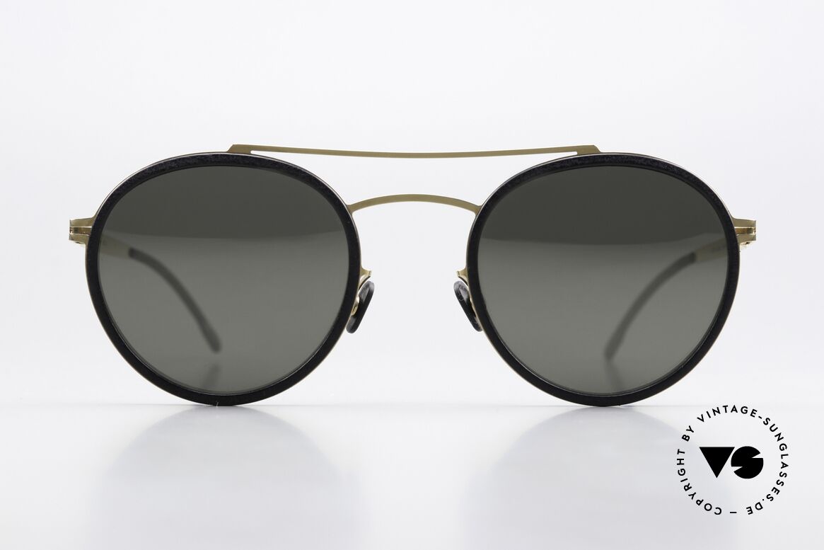 Mykita Mylon Hay Panto Sonnenbrille Verspiegelt, rundes Panto-Design, Gr. 49-23 und Farbe 306, Passend für Herren und Damen