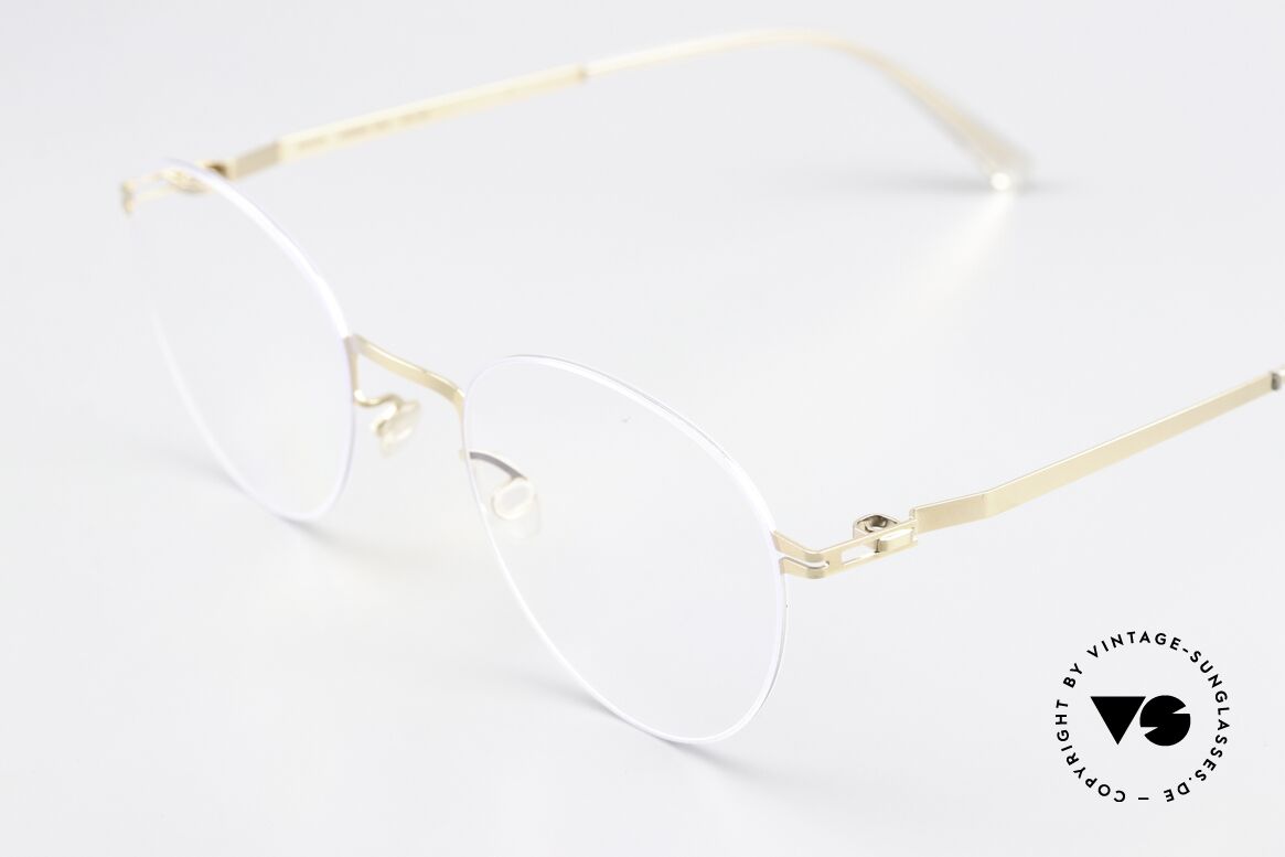 Mykita Eito Silver / Champagne Gold, wohlbekannte Spitzenqualität; handmade in Germany, Passend für Herren und Damen