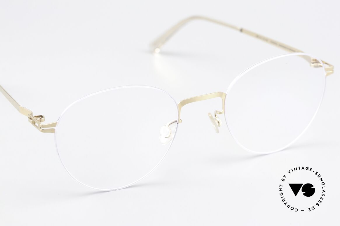 Mykita Eito Silver / Champagne Gold, ungetragenes Modell mit originalem Etui von Mykita, Passend für Herren und Damen