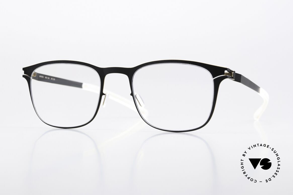 Mykita Kai Metallbrille Black Gold Edges, Mykita Brille, Modell KAI in Größe 49-20, Color 279, Passend für Herren und Damen