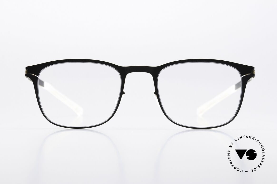 Mykita Kai Metallbrille Black Gold Edges, Unisex-Fassung, NO1 Collection (2017-18 gefertigt), Passend für Herren und Damen