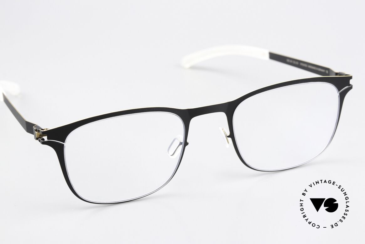 Mykita Kai Metallbrille Black Gold Edges, ungetragenes Modell mit original Mykita Verpackung, Passend für Herren und Damen