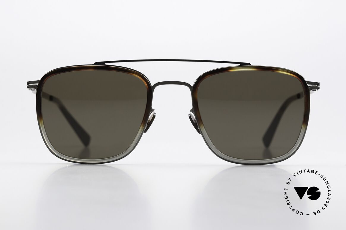 Mykita Hanno Panto Sonnenbrille Eckig, Brille der LITE-Kollektion mit Azetat-Einfassungen, Passend für Herren und Damen