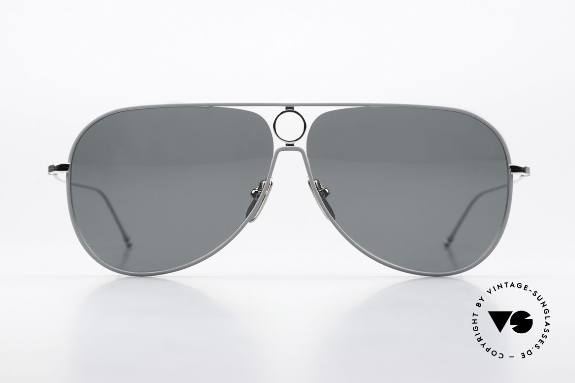 Thom Browne TBS115 XXL Herren Sonnenbrille, Titanium-Fassung in XXL Größe 64-10 (150mm breit), Passend für Herren