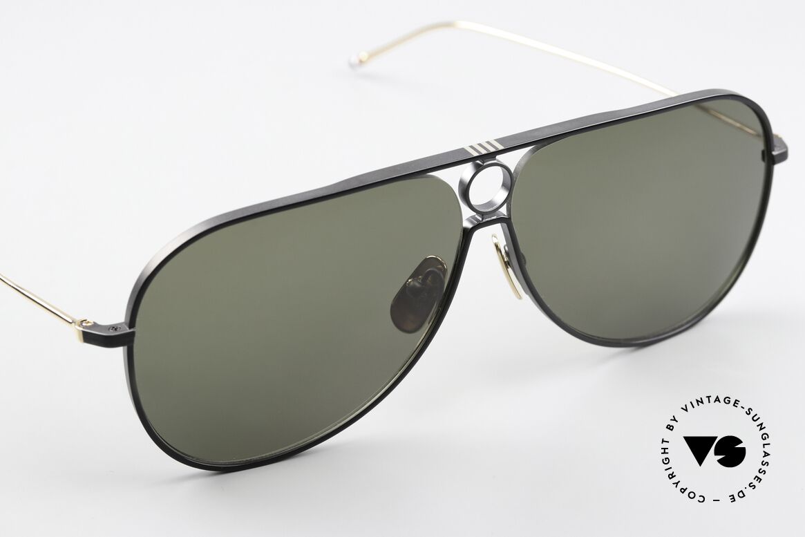 Thom Browne TBS115 XXL Aviator Sonnenbrille, ein edles Designer-Accessoire für alle Mode-Liebhaber, Passend für Herren