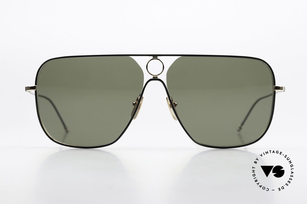 Thom Browne TBS114 XXL Aviator Brille Eckig, Titanium-Fassung in XXL Größe 62-13 (150mm breit), Passend für Herren