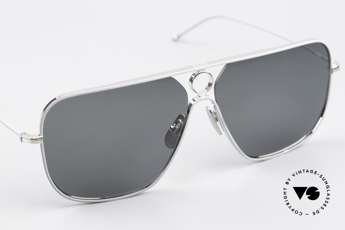 Thom Browne TBS114 Herren Sonnenbrille Eckig XL, ein edles Designer-Accessoire für alle Mode-Liebhaber, Passend für Herren