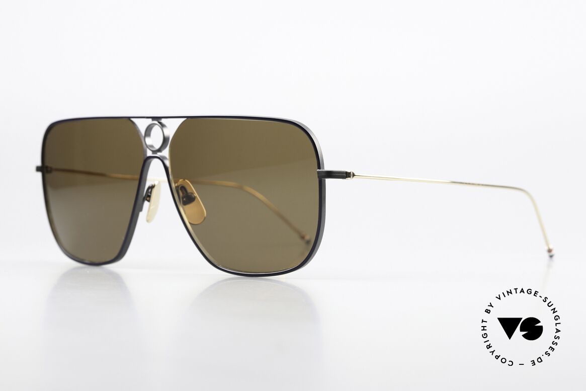 Thom Browne TBS114 Herren XL Sonnenbrille Eckig, wirklich stilvoll & in Spitzenqualität, made in Japan, Passend für Herren