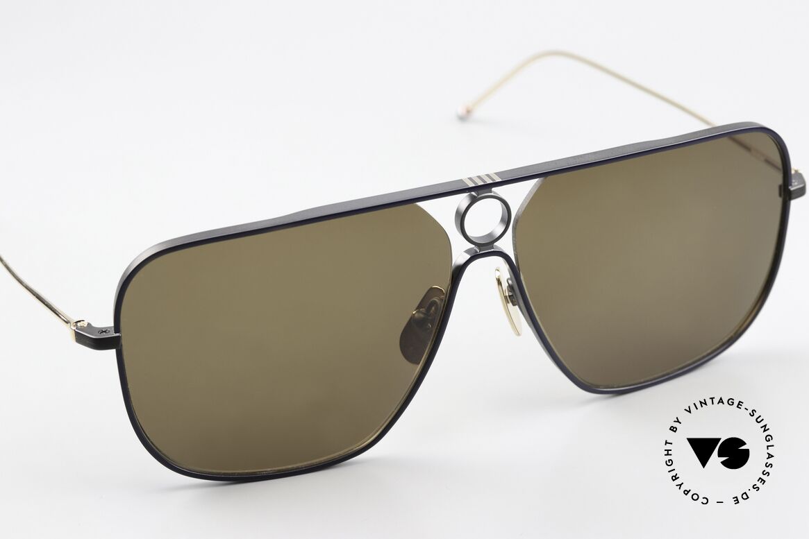 Thom Browne TBS114 Herren XL Sonnenbrille Eckig, ein edles Designer-Accessoire für alle Mode-Liebhaber, Passend für Herren