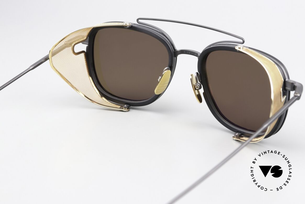 Thom Browne TB808 Glas Leicht Gold Verspiegelt, Größe: large, Passend für Herren