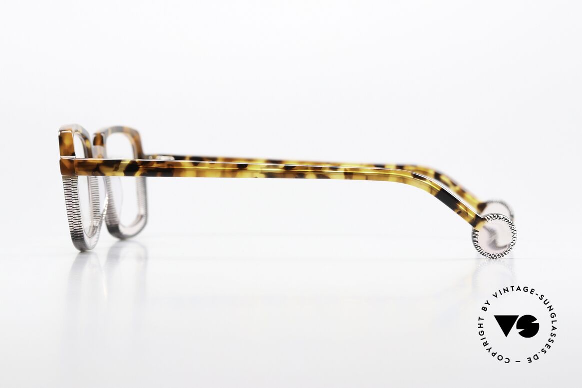 Theo Belgium Schaukel Eckige Azetat Brille Unisex, ungetragen; wie alle unsere vintage Theo Brillen, Passend für Herren und Damen