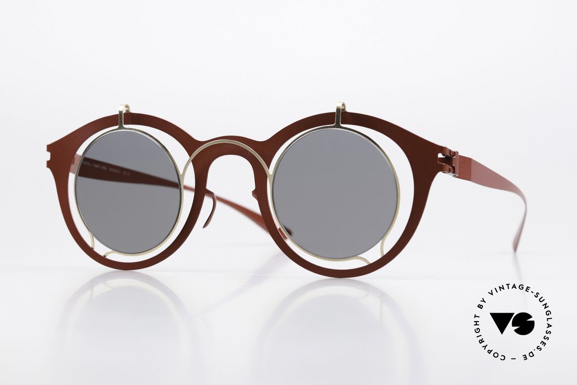 Mykita Bradfield Getragen von Elton John, Mykita Sonnenbrille, Bradfield, Gr. 39/31, color 304, Passend für Damen