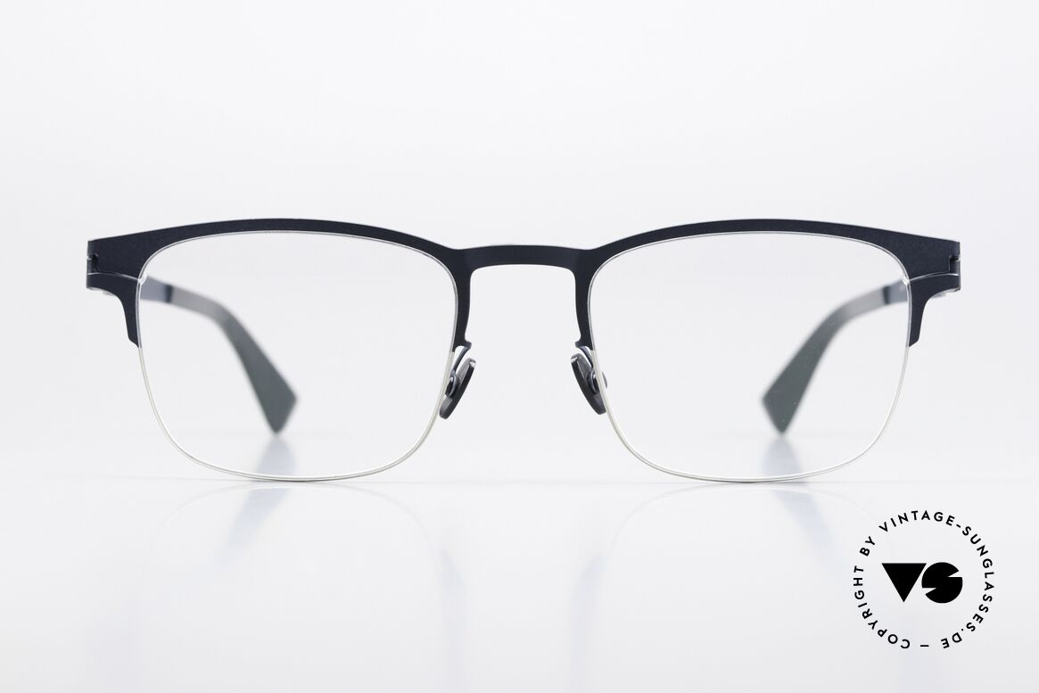Mykita Lothar Herrenbrille Eckig Silver Navy, eckige Brillenfassung, NO1 Collection v. 2014-2015, Passend für Herren