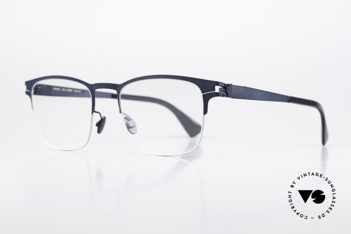 Mykita Lothar Herrenbrille Eckig Silver Navy, Farbcode 091 ist "Silver / Navy" = eine Herrenbrille, Passend für Herren