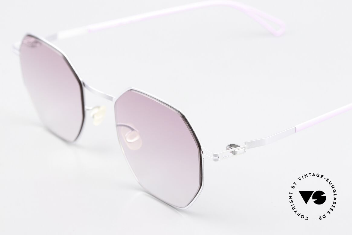 Mykita Walsh Design Bernhard Willhelm, color 874 = Chrome / Barbie Lilac Jellypink Gradient, Passend für Herren und Damen