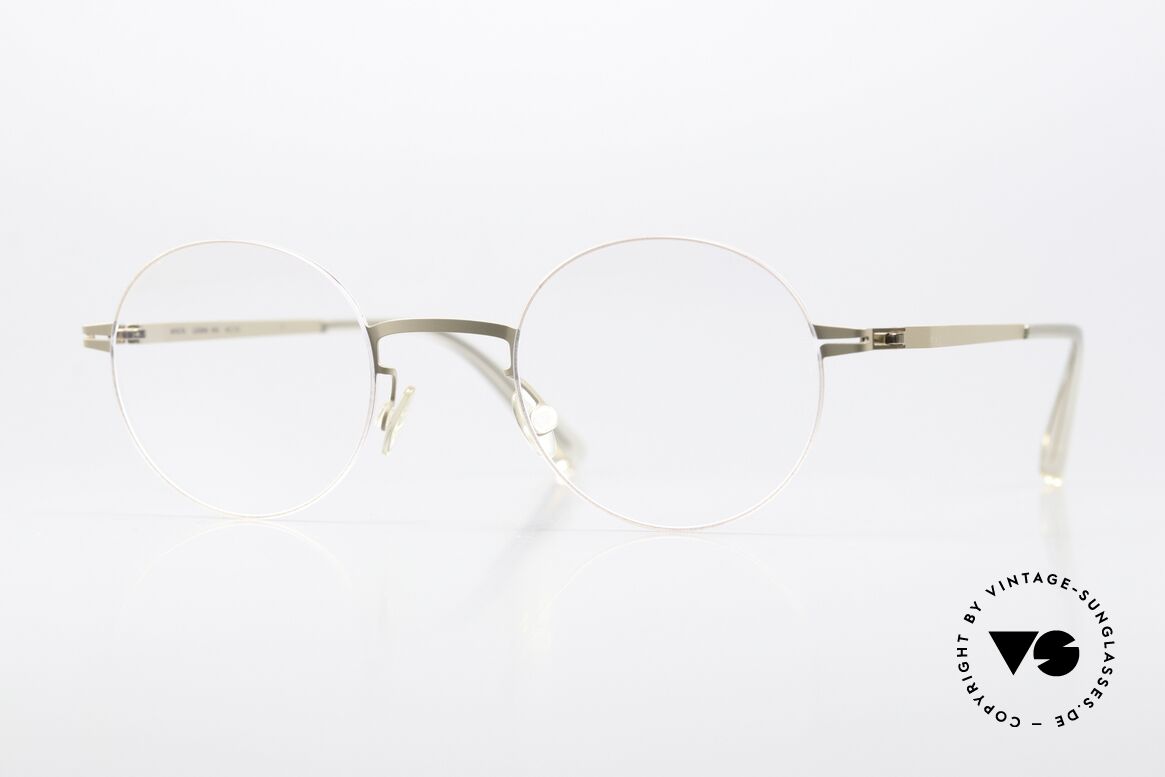 Mykita Sho Runde Brille Metall Unisex, Mykita Brille, Modell SHO in Größe 43-22, col 360, Passend für Herren und Damen