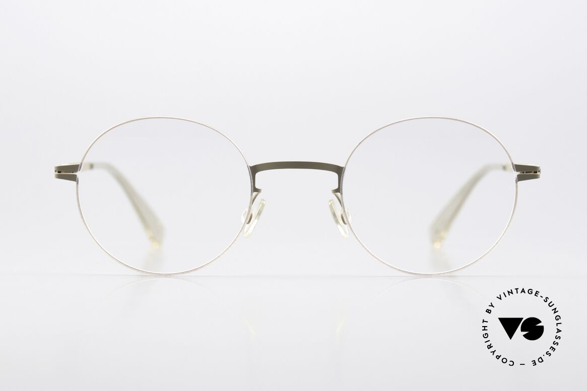 Mykita Sho Runde Brille Metall Unisex, runde Brille aus der LESSRIM-Kollektion von 2019, Passend für Herren und Damen