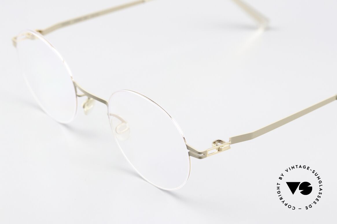 Mykita Sho Runde Brille Metall Unisex, wohlbekannte Spitzenqualität; handmade in Germany, Passend für Herren und Damen