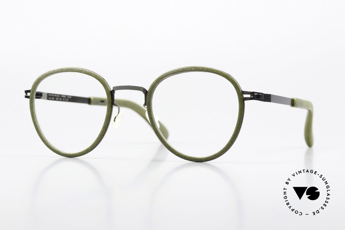 Mykita Mylon Palm Brille Khaki / Shiny Graphite, MYKITA MYLON HYBRID Brillenfassung; PALM, Passend für Herren und Damen