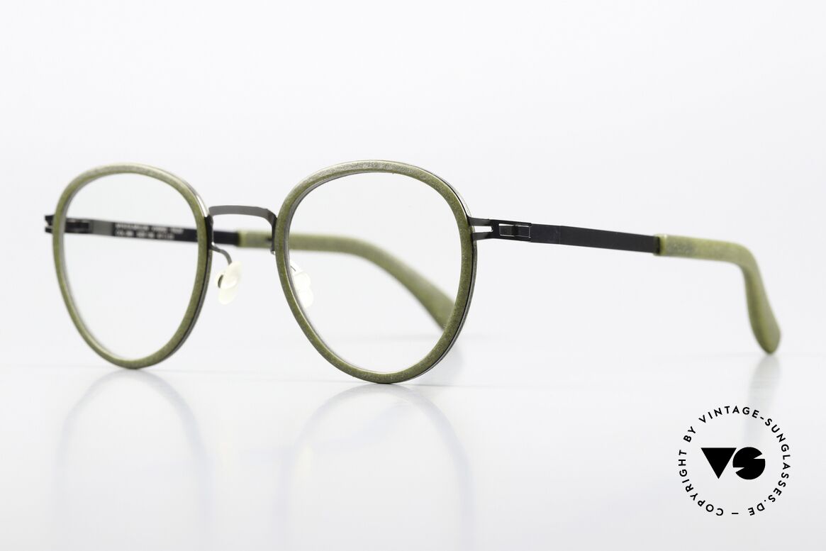 Mykita Mylon Palm Brille Khaki / Shiny Graphite, 'made in Germany' Designer-Brille für Kenner, Passend für Herren und Damen