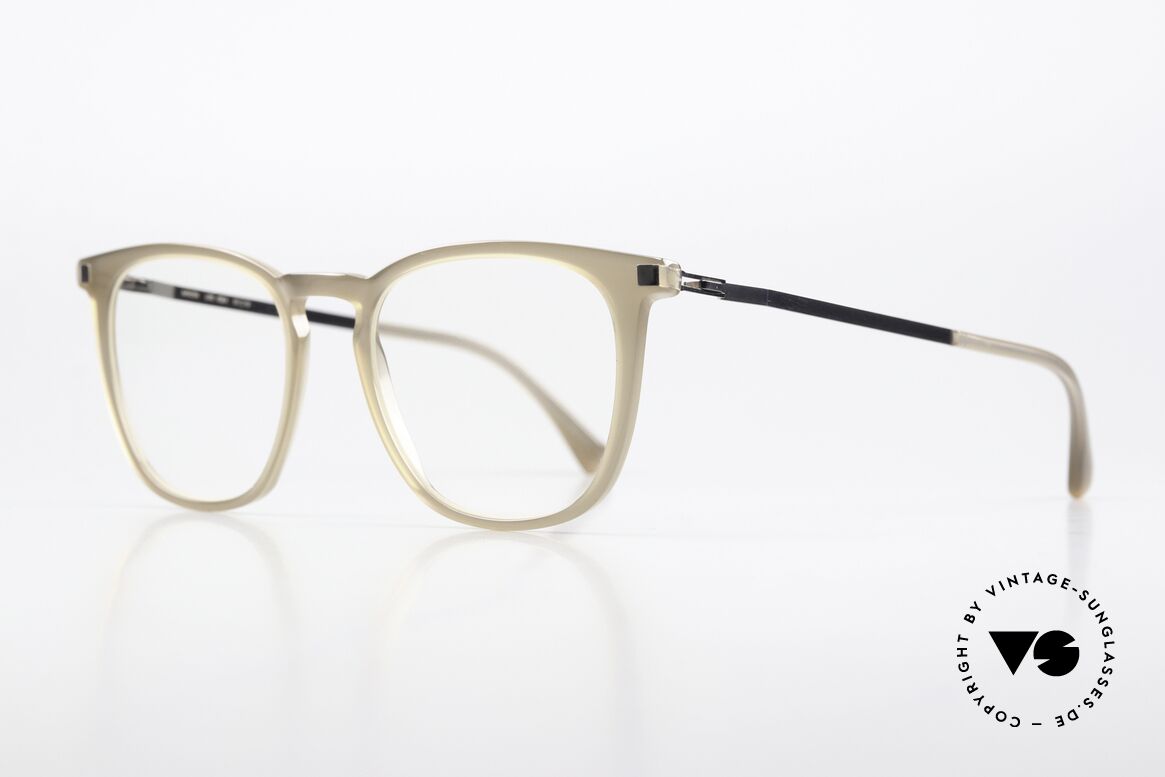Mykita Eska Designer Brille Berlin 2013, Azetat-Front mit charakteristischen Mykita-Bügeln!, Passend für Herren und Damen
