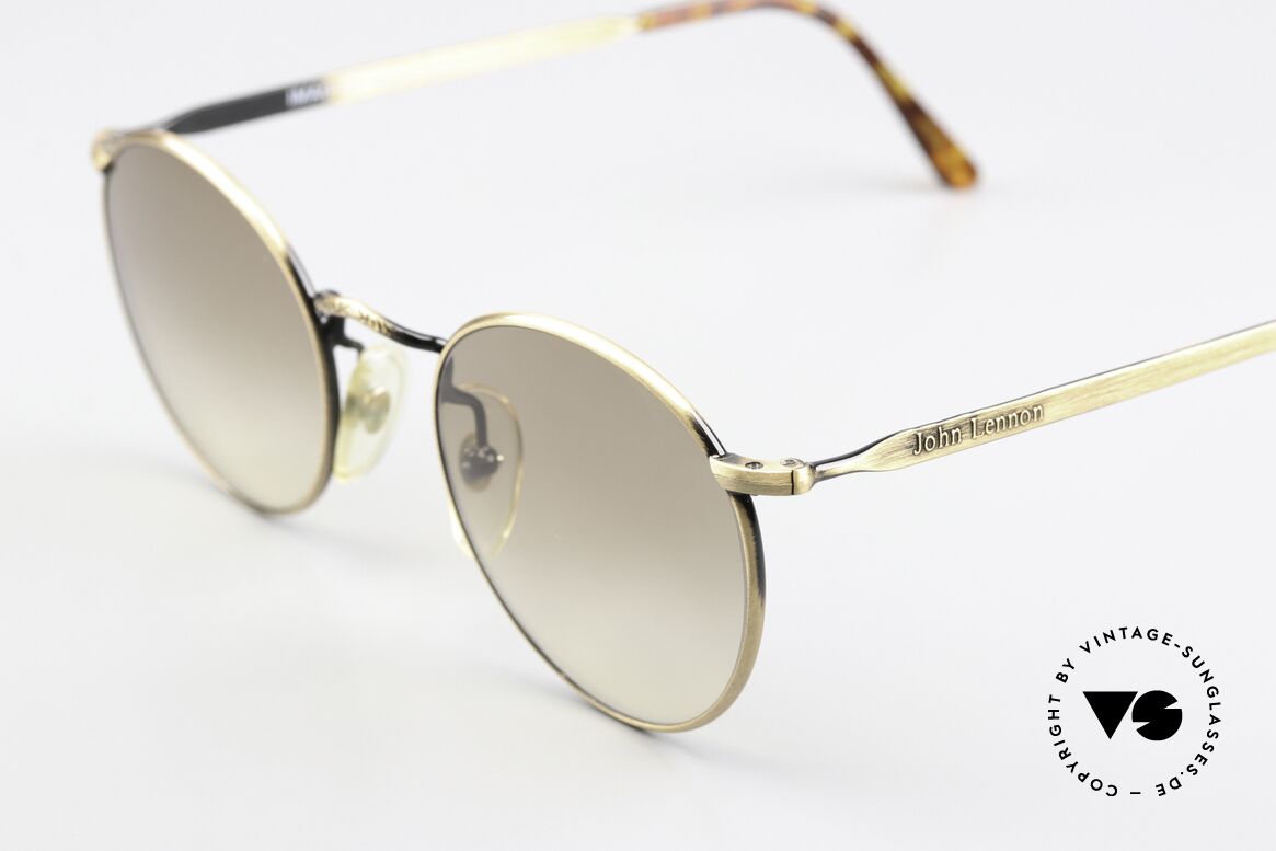 John Lennon - Imagine Kleine Runde Vintage Brille, legendärer; unverwechselbarer John LENNON Look, Passend für Herren und Damen