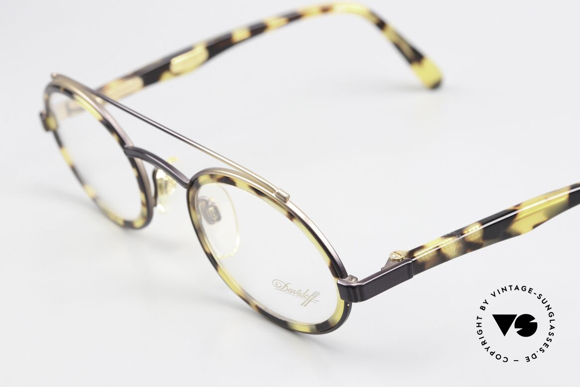 Davidoff 305 Ovale Herrenbrille 1990er, Gentleman-Brille: stilvoll, elegant & zudem sehr selten, Passend für Herren
