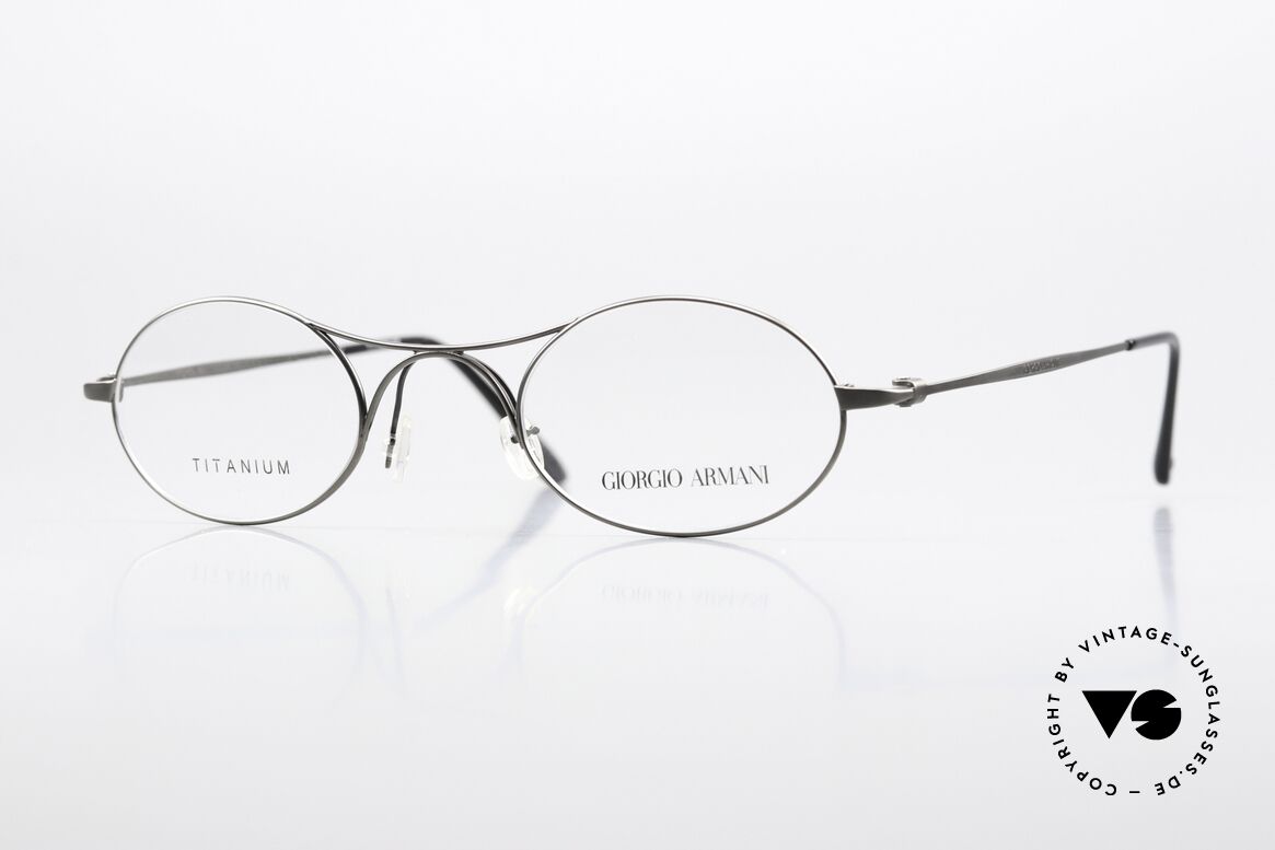 Giorgio Armani 229 AR5027 Veredelte Neuauflage Titan, Giorgio Armani Mod. AR5027-T, 3003 in Gr. 45/24, 140, Passend für Herren und Damen