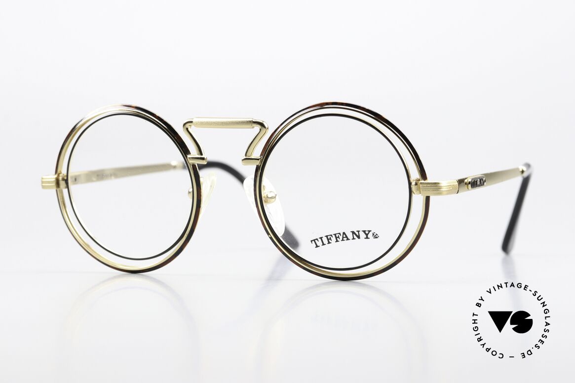 Tiffany T18 Juwelier Damen Brille 90er, fantastische Tiffany Vintage Designer-Brille; Mod. T18, Passend für Damen